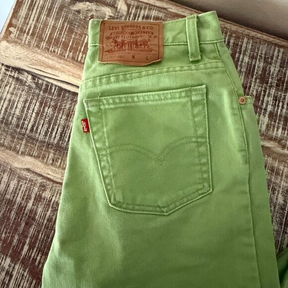 Levi's Denim - Vintage Levis 512 Green Jeans